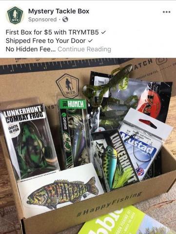 bought all 6 monthly mystery tackle boxes REVIEW - Trapperman Forums