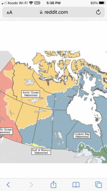 Hudson Bay watershed 